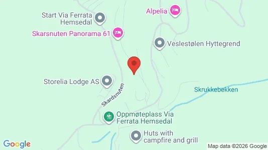 Apartments for rent i Hemsedal - kort over placeringen