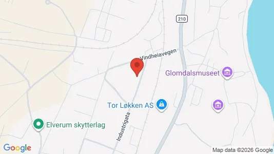 Apartments for rent i Elverum - kort over placeringen