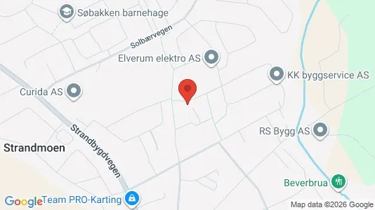 Apartments for rent i Elverum - kort over placeringen
