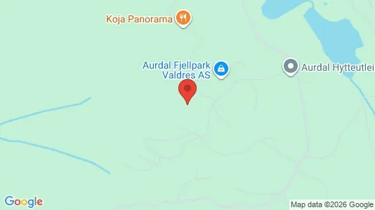 Apartments for rent i Nord-Aurdal - kort over placeringen