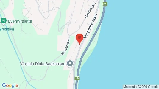 Apartments for rent i Lillehammer - kort over placeringen