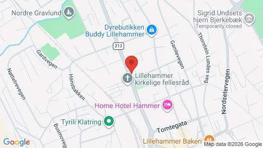 Apartments for rent i Lillehammer - kort over placeringen
