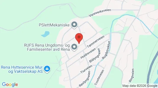 Rooms for rent i Åmot - kort over placeringen