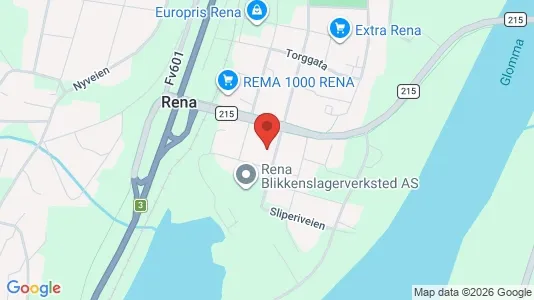Rooms for rent i Åmot - kort over placeringen