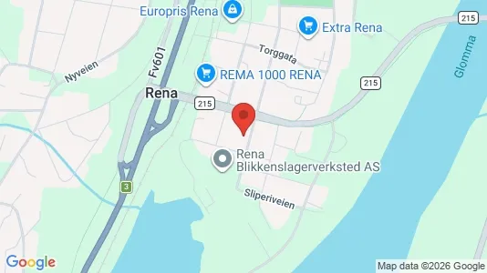 Apartments for rent i Åmot - kort over placeringen