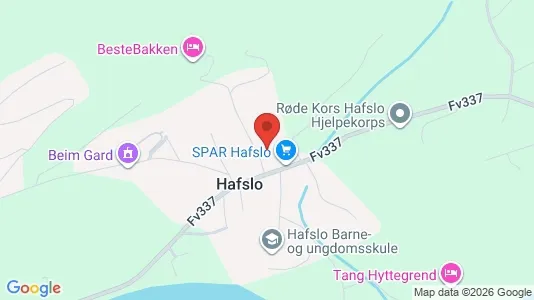Apartments for rent i Luster - kort over placeringen