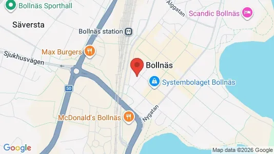 Apartments for rent i Bollnäs - kort over placeringen