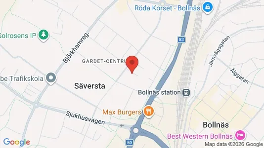 Apartments for rent i Bollnäs - kort over placeringen