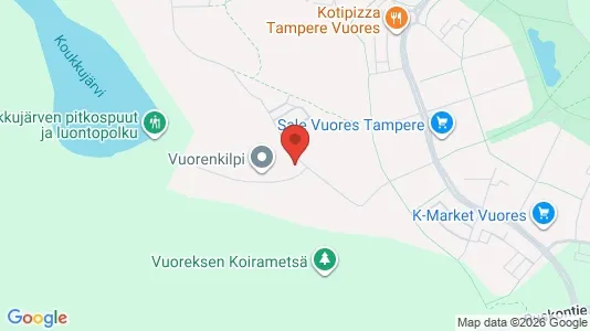 Apartments for rent i Tampere Eteläinen - kort over placeringen