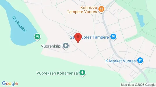 Apartments for rent i Tampere Eteläinen - kort over placeringen