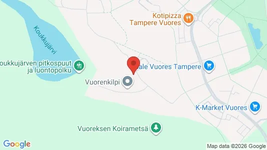 Apartments for rent i Tampere Eteläinen - kort over placeringen