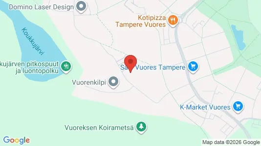 Apartments for rent i Tampere Eteläinen - kort over placeringen