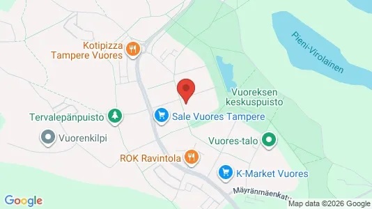Apartments for rent i Tampere Eteläinen - kort over placeringen