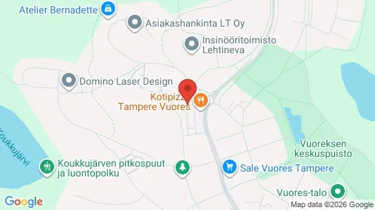Apartments for rent i Tampere Eteläinen - kort over placeringen