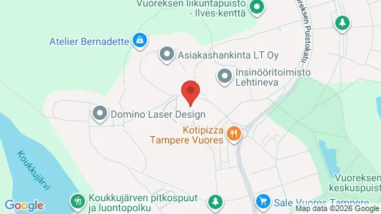 Apartments for rent i Tampere Eteläinen - kort over placeringen