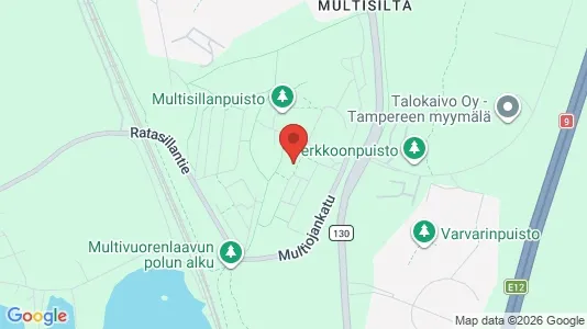 Apartments for rent i Tampere Eteläinen - kort over placeringen
