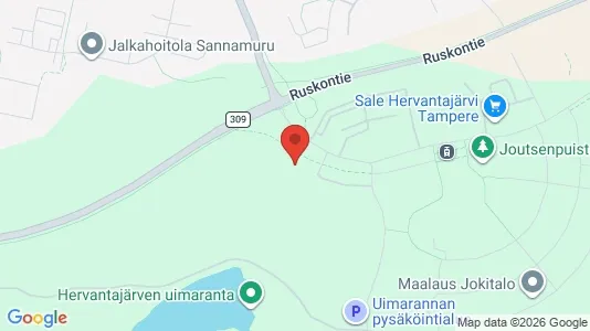 Apartments for rent i Tampere Keskinen - kort over placeringen