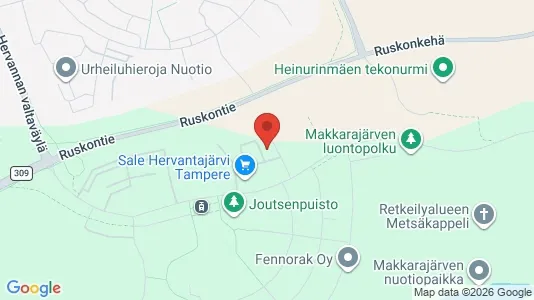 Apartments for rent i Tampere Keskinen - kort over placeringen