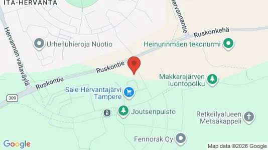Apartments for rent i Tampere Keskinen - kort over placeringen
