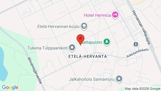 Apartments for rent i Tampere Kaakkoinen - kort over placeringen
