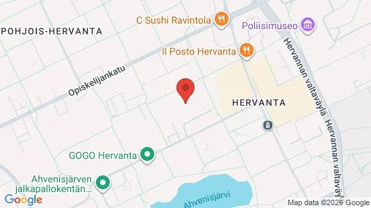 Rooms for rent i Tampere Kaakkoinen - kort over placeringen