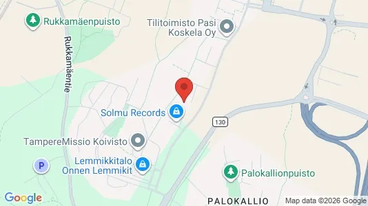 Apartments for rent i Tampere Eteläinen - kort over placeringen