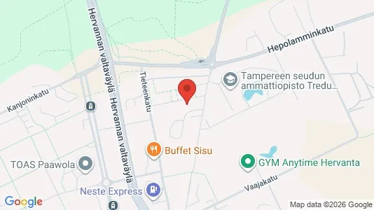 Apartments for rent i Tampere Kaakkoinen - kort over placeringen