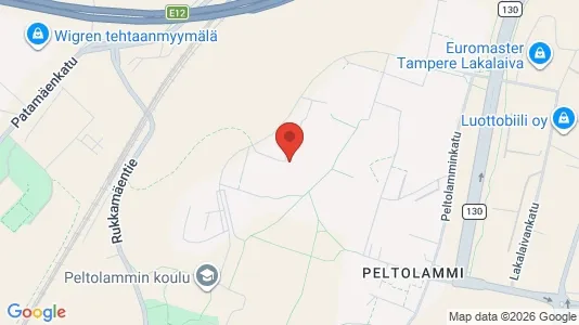 Apartments for rent i Tampere Keskinen - kort over placeringen