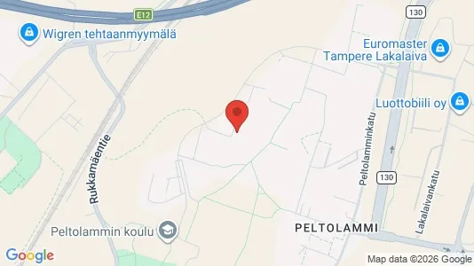 Apartments for rent i Tampere Keskinen - kort over placeringen