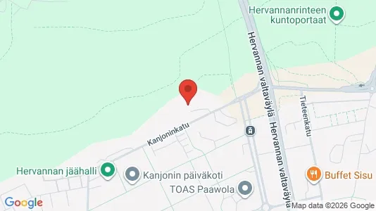 Apartments for rent i Tampere Kaakkoinen - kort over placeringen