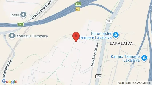 Apartments for rent i Tampere Eteläinen - kort over placeringen