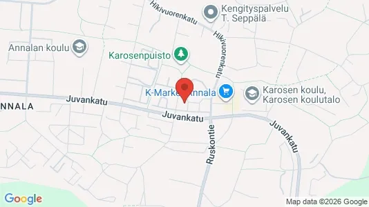Apartments for rent i Tampere Kaakkoinen - kort over placeringen