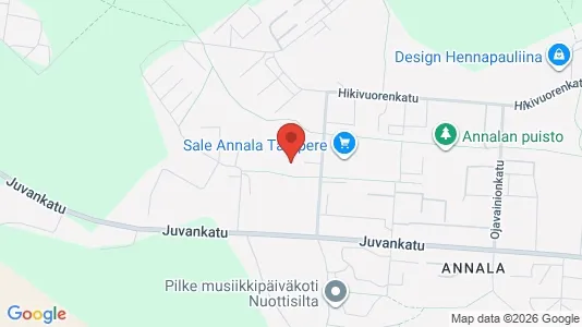 Apartments for rent i Tampere Keskinen - kort over placeringen