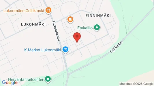 Apartments for rent i Tampere Kaakkoinen - kort over placeringen