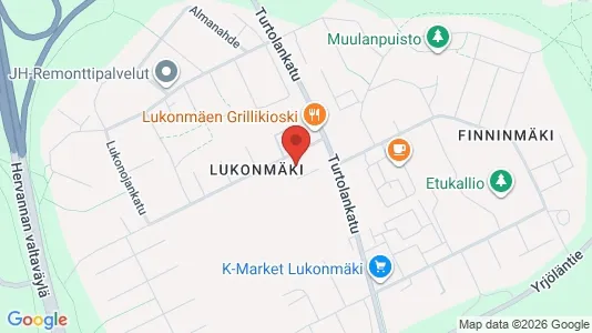 Apartments for rent i Tampere Keskinen - kort over placeringen