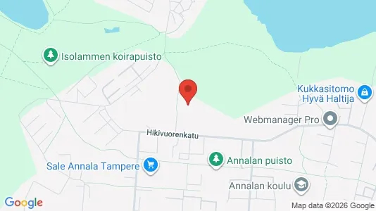 Apartments for rent i Tampere Keskinen - kort over placeringen