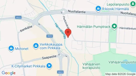 Apartments for rent i Tampere Keskinen - kort over placeringen