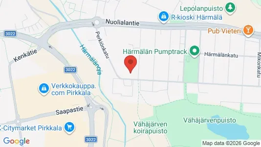 Apartments for rent i Tampere Keskinen - kort over placeringen