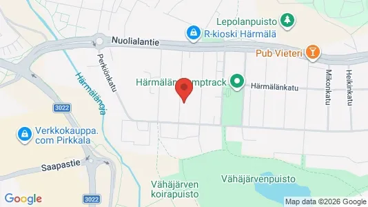 Apartments for rent i Tampere Keskinen - kort over placeringen