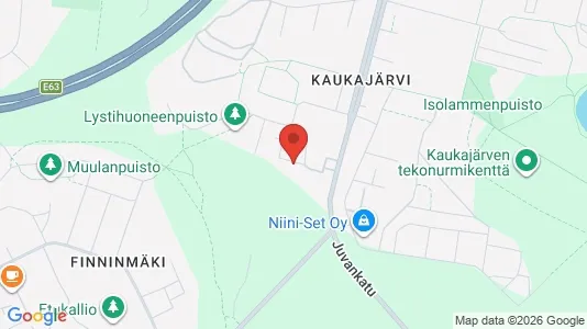 Apartments for rent i Tampere Kaakkoinen - kort over placeringen