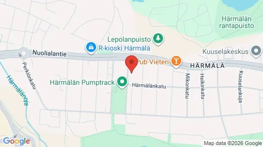 Apartments for rent i Tampere Keskinen - kort over placeringen