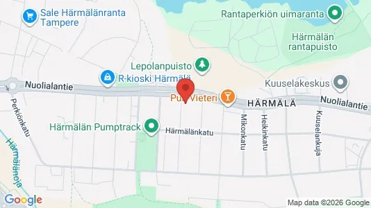 Apartments for rent i Tampere Keskinen - kort over placeringen