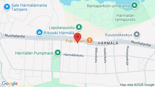 Apartments for rent i Tampere Keskinen - kort over placeringen