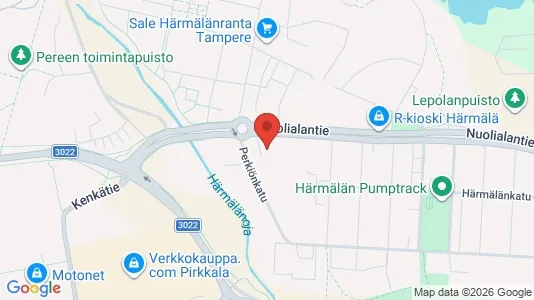 Apartments for rent i Tampere Keskinen - kort over placeringen