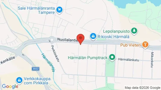 Apartments for rent i Tampere Keskinen - kort over placeringen