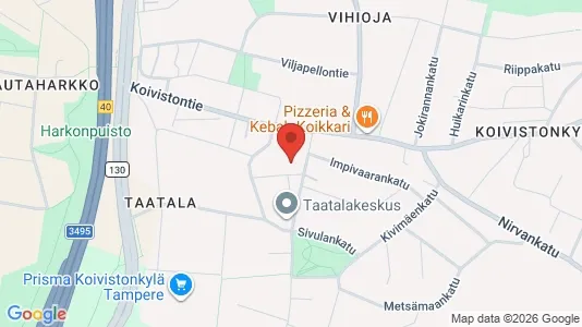 Apartments for rent i Tampere Eteläinen - kort over placeringen