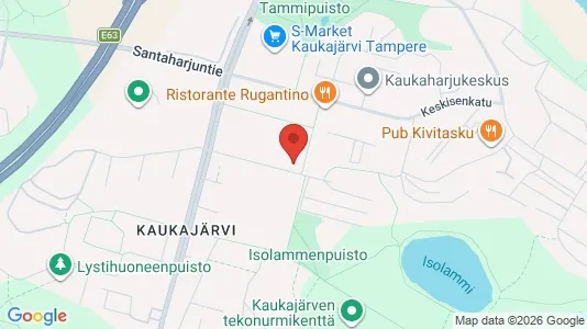 Rooms for rent i Tampere Kaakkoinen - kort over placeringen