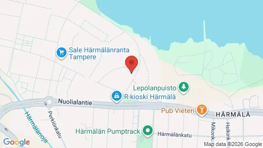 Apartments for rent i Tampere Eteläinen - kort over placeringen