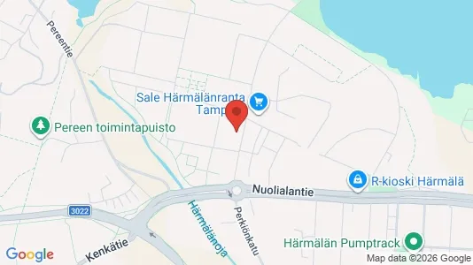 Apartments for rent i Tampere Keskinen - kort over placeringen