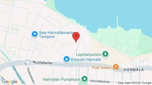 Apartments for rent i Tampere Eteläinen - kort over placeringen